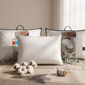 Toson Cozy Pillow – Microfiber Feather Alternative Pillow